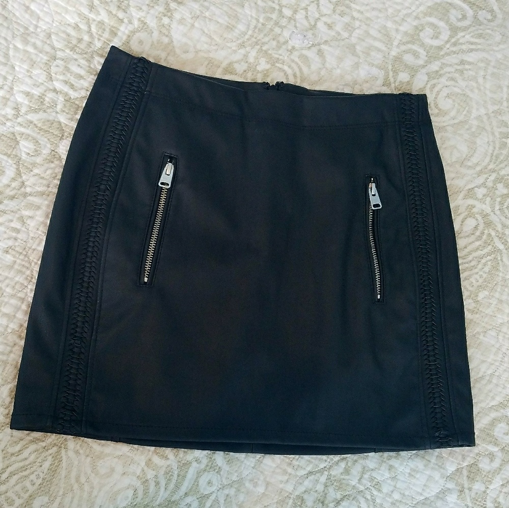 Express Faux Leather Skirt